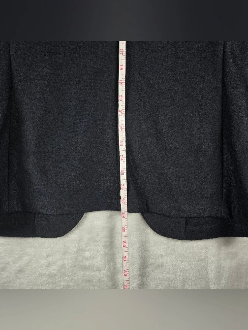 Uniqlo Wool Blended Jersey Jacket Blazer Size Medium Dark Navy Blue Patch Pocket